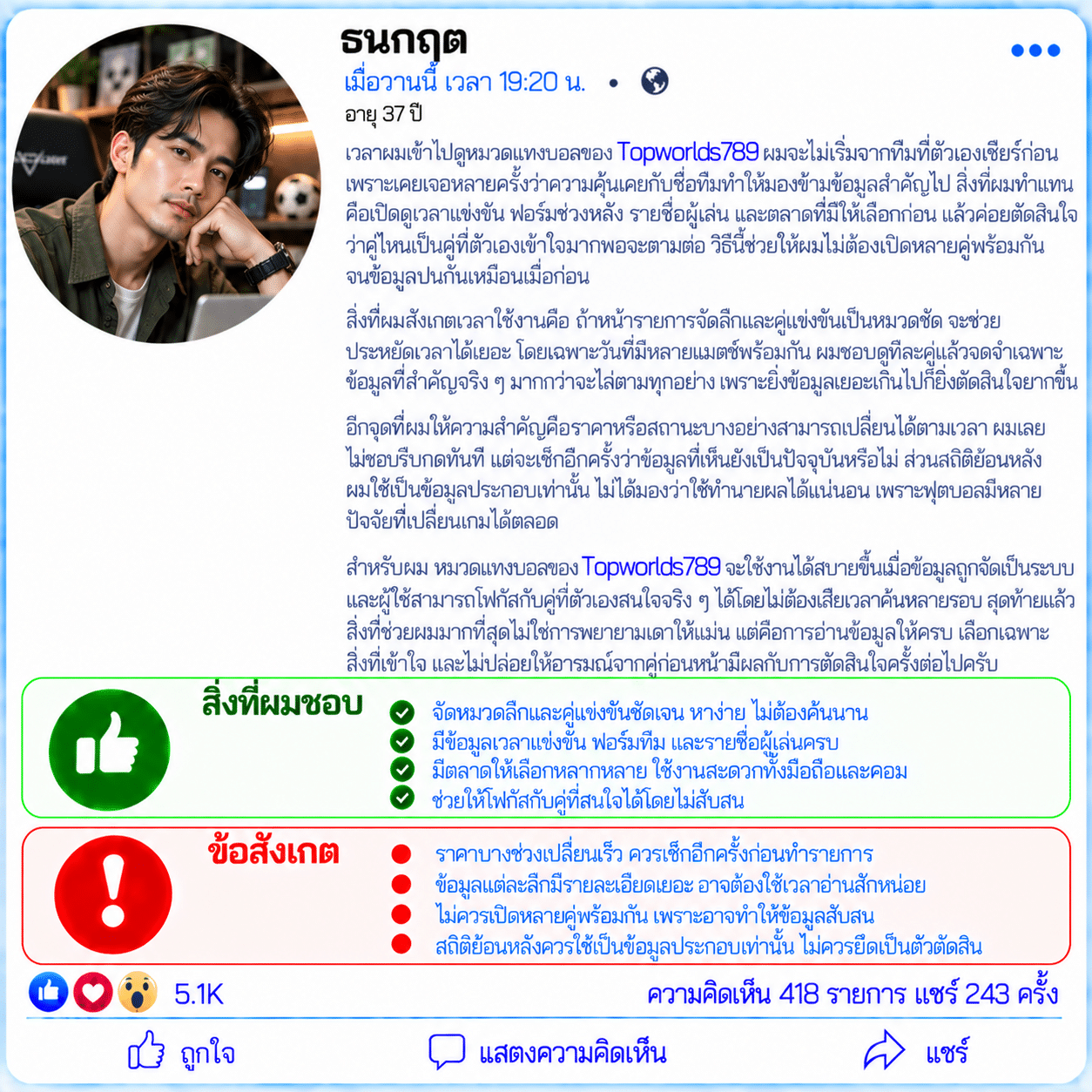 ธนกฤต อายุ 37 ปี